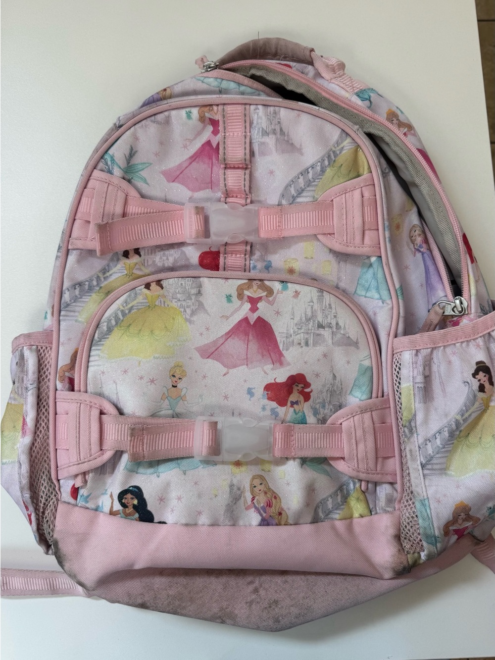 Disney Pink Princess Pottery Barn Kids Backpack Size Large